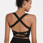 Crisscross Open Back Cropped Sports Cami