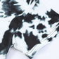 Tie-Dye Round Neck Short Sleeve Tunic Tee