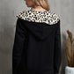 Zip Up Thumbhole Sleeve Hooded Jacket with Pockets