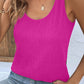 Textured Scoop Neck Tank