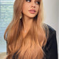 Full Machine Long Wave Synthetic Wigs 24''