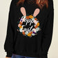 HOPPY EASTER Graphic Dropped Shoulder Sweatshirt