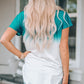 Ombre Color Block Shirt