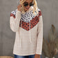 Printed Chevron Raglan Sleeve Hoodie