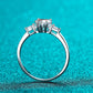 1.2 Carat Moissanite Heart Ring