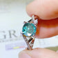 1 Carat Moissanite Crisscross 925 Sterling Silver Ring