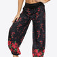 Oversized Printed Wide Leg Long Pants