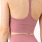 Breathable Racerback Halter Neck Sports Bra