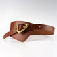 Irregular PU Leather Belt
