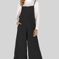 Full Size Cropped Wide Leg Overalls with Pockets