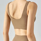 Breathable Zip-Up Sports Bra