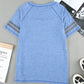 Two-Tone Round Neck Tee