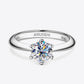 Wonderful Life 1 Carat Moissanite Platinum-Plated Ring