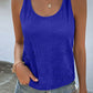 Textured Scoop Neck Tank
