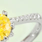 1 Carat Moissanite 925 Sterling Silver Ring