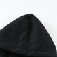 Full Size Range Color Block Cowl Neck Hoodie