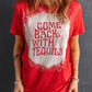 Slogan Graphic Round Neck Tee