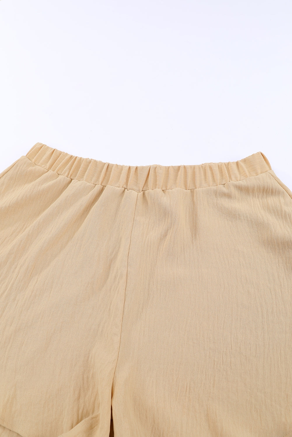 Layered Elastic Waist Shorts