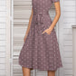 Belted Tee Dress With Pockets