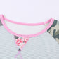 Plus Size Printed Baseball Tee