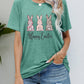 HAPPY EASTER Graphic Short Sleeve Tee