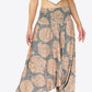 Smocked Long Harem Pants