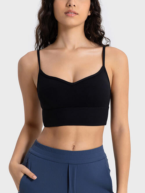 Spaghetti Strap Sport Bra