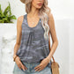 Floral Scoop Neck Tank Top