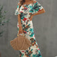 Floral Layered Off-Shoulder Maxi Dress