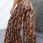 Printed High-Rise Tied Culottes