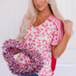 Leopard Color Block Tee Shirt