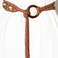 Bohemian Wood Ring Braid Belt