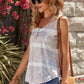 Tie-Dye Henley Tank