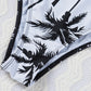 Beach Style Zip-Up One-Piece Swimsuit