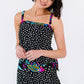 Printed Tied Tankini Set
