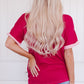 Leopard Color Block Tee Shirt