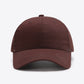 Plain Adjustable Cotton Baseball Cap