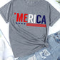 Letter Graphic Crewneck T-Shirt