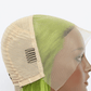 12" 140g Lace Front Wigs Human Hair in Lime 150% Density