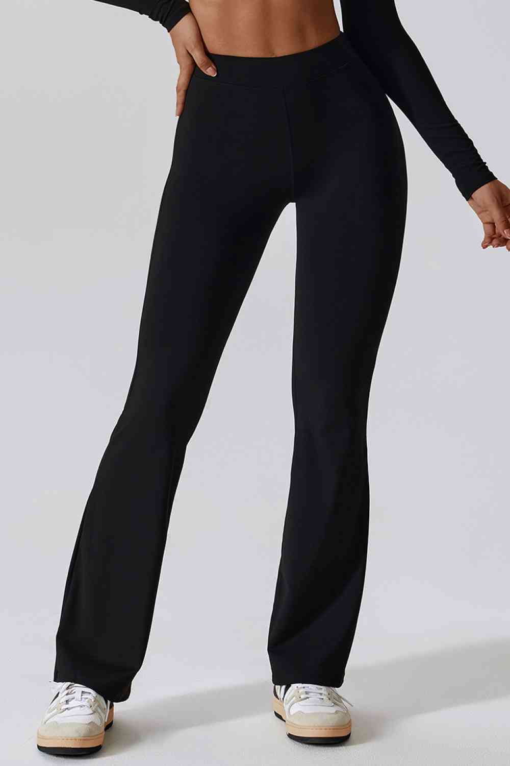 Slim Fit High Waist Long Sports Pants