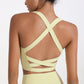 Crisscross Open Back Cropped Sports Cami