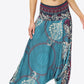 Smocked Long Harem Pants