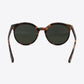 Tortoiseshell Round Polycarbonate Sunglasses