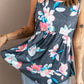 Floral Peplum Tank Top