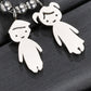 Boy and Girl Pendant Stainless Steel Necklace
