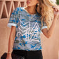 Camouflage Round Neck Tee Shirt