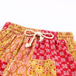 Bohemian Patchwork Drawstring Wide Leg Pants