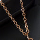 Envelope Pendant Stainless Steel Necklace