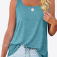 Curved Hem Square Neck Tank