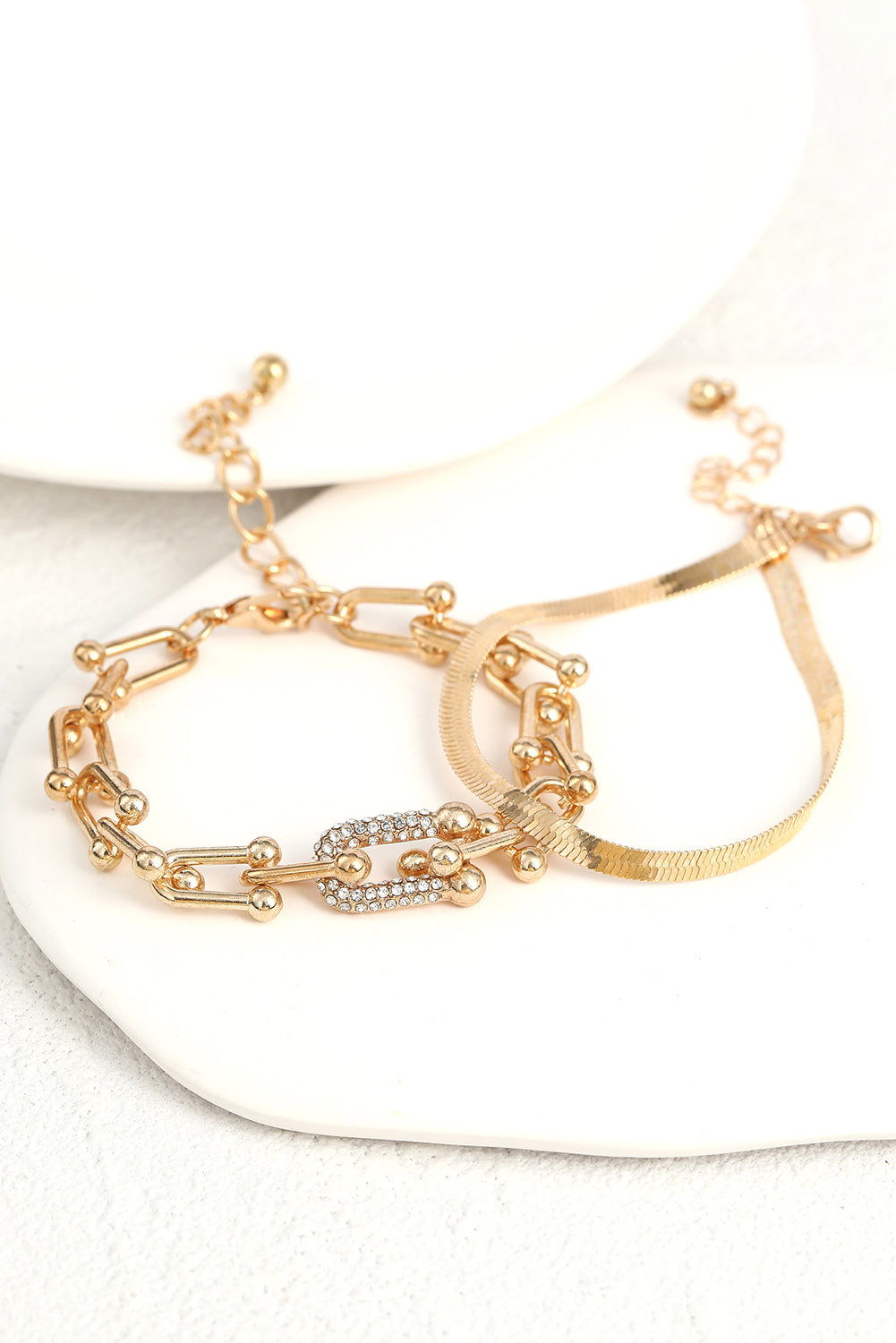 Alloy Two-Piece Bracelet Set